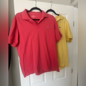 Vineyard Vines Men's Red Polo Shirt
